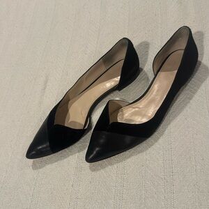 Cole Haan leather and suede flats